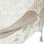 Outdoor undercover cotton Mayan Legacy hammock with hand crocheted tassels Queen Size Marble Colour - Home & Garden >