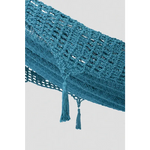 Outdoor undercover cotton Mayan Legacy hammock with hand crocheted tassels Queen Size Bondi - Home & Garden > Hammocks