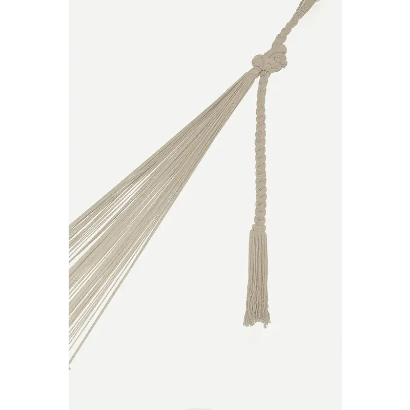 Outdoor undercover cotton Mayan Legacy hammock with hand crocheted tassels King Size Marble - Home & Garden > Hammocks