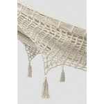 Outdoor undercover cotton Mayan Legacy hammock with hand crocheted tassels King Size Marble - Home & Garden > Hammocks