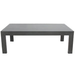 Outie 4pc Set 1 + 1 + 3 Seater Outdoor Sofa Lounge Coffee Table Aluminium Charcoal - Furniture > Outdoor