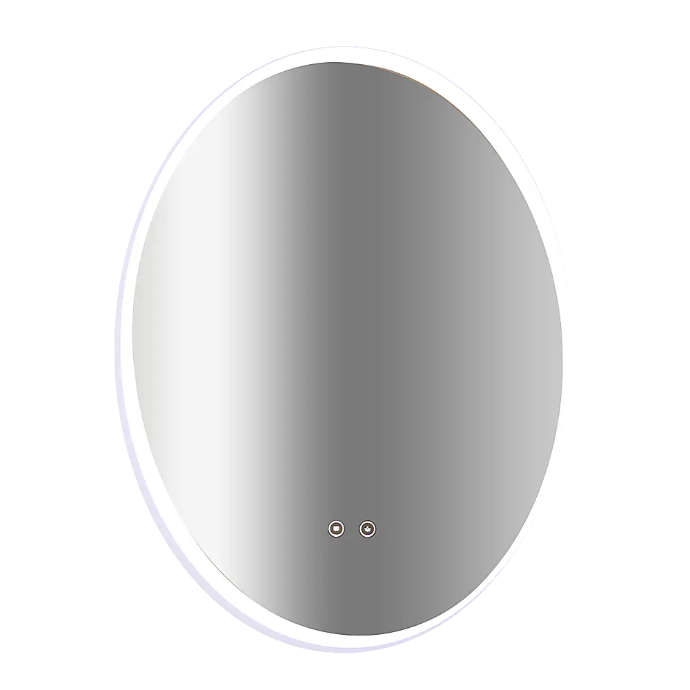 Oval Mirror LED Anti-Fog Illuminated Bathroom Living Room - Health & Beauty > Personal Care > Back Care