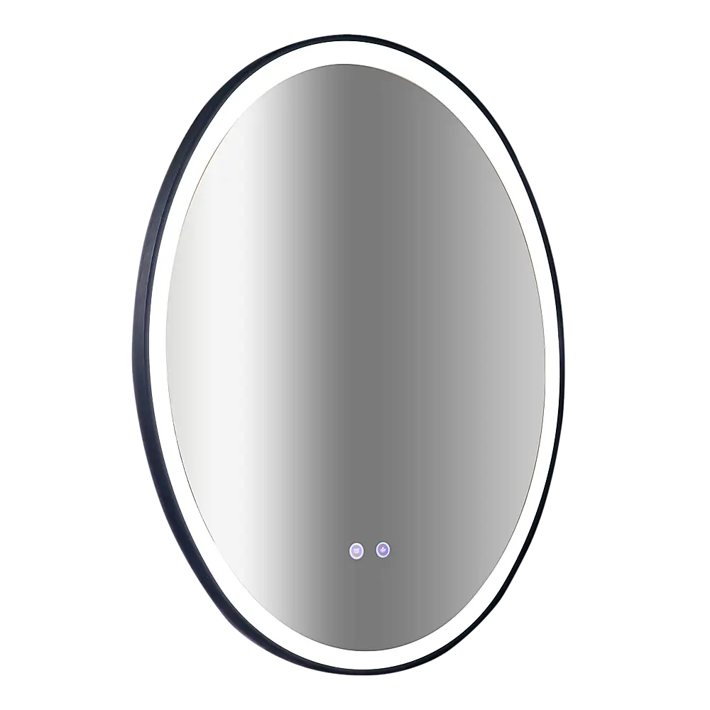 Oval Mirror LED Anti-Fog Illuminated Bathroom Living Room - Health & Beauty > Personal Care > Back Care