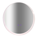 Oval Mirror LED Anti-Fog Illuminated Bathroom Living Room - Health & Beauty > Personal Care > Back Care