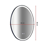 Oval Mirror LED Anti-Fog Illuminated Bathroom Living Room - Health & Beauty > Personal Care > Back Care