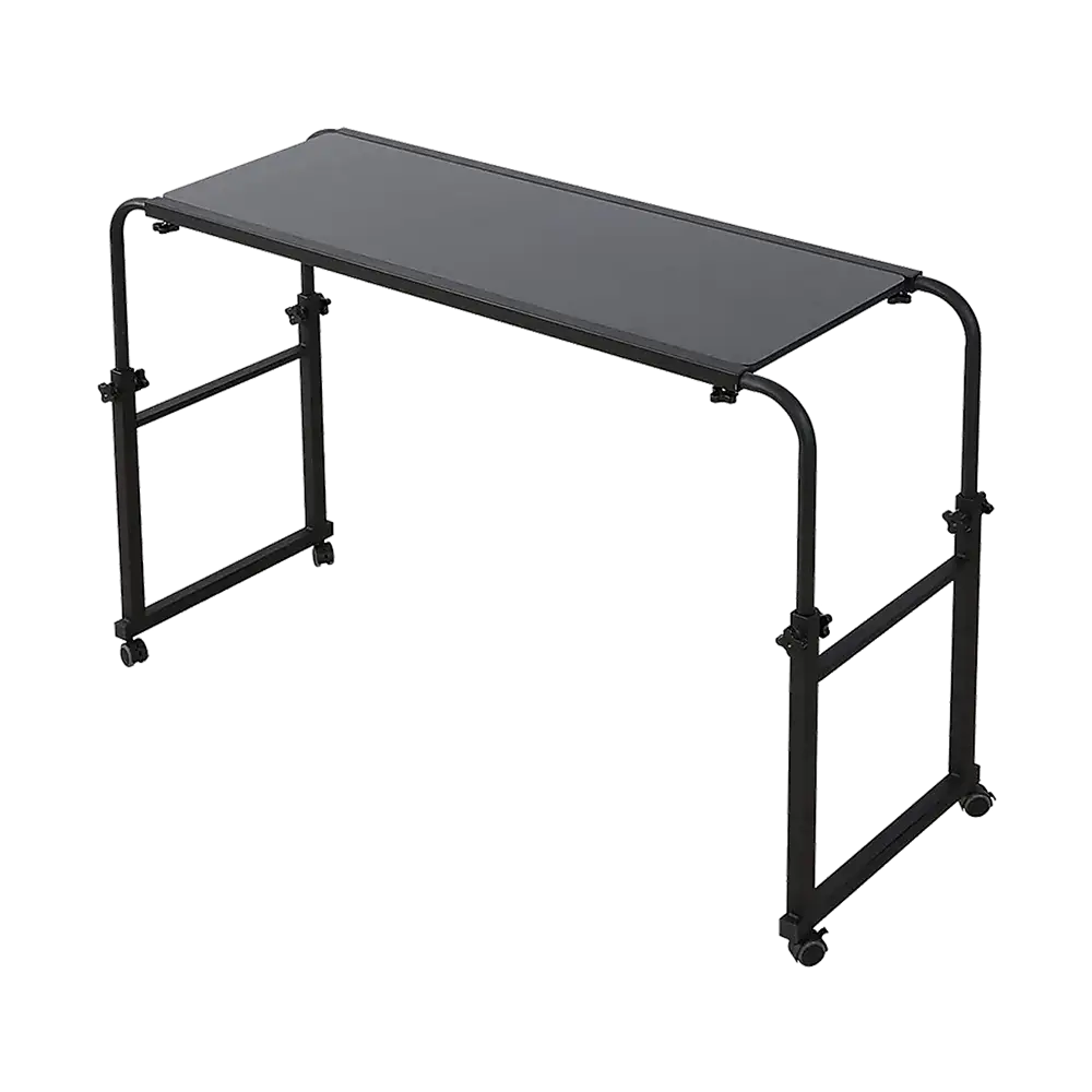 Overbed Table Work Laptop Desk with Wheels - Furniture > Office