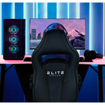 OVERDRIVE Gaming Chair Pink Racing Computer Office Ergonomic Reclining Footrest - Furniture > Office