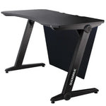 OVERDRIVE Gaming Desk 120cm PC Table Setup Computer Carbon Fiber Style Black - Furniture > Office