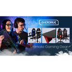 OVERDRIVE Gaming Desk 120cm PC Table Setup Computer Carbon Fiber Style Black - Furniture > Office