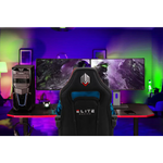 OVERDRIVE Gaming Desk 139cm PC Setup Table Computer Carbon Fiber Style Black - Furniture > Office