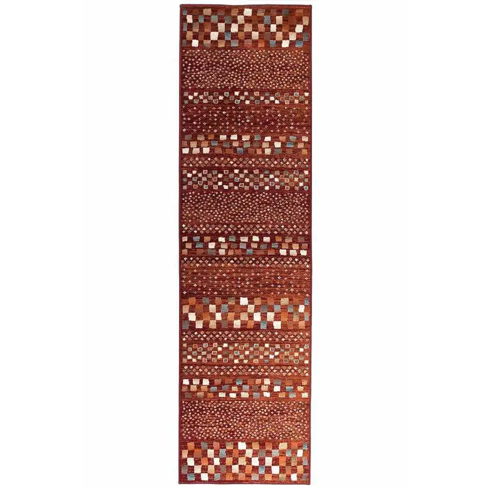 Oxford 431 Rust Runner By Rug Culture - 400X80CM RUNNER - Home & Garden > Rugs > Floor Rugs