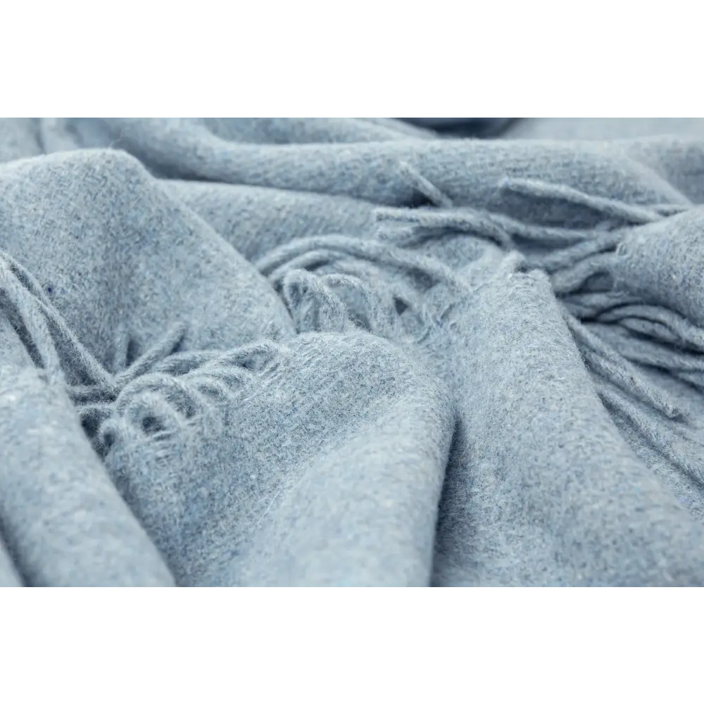 Oxford Throw - Merino Wool Blend - Sky Blue - Home & Garden > Decor