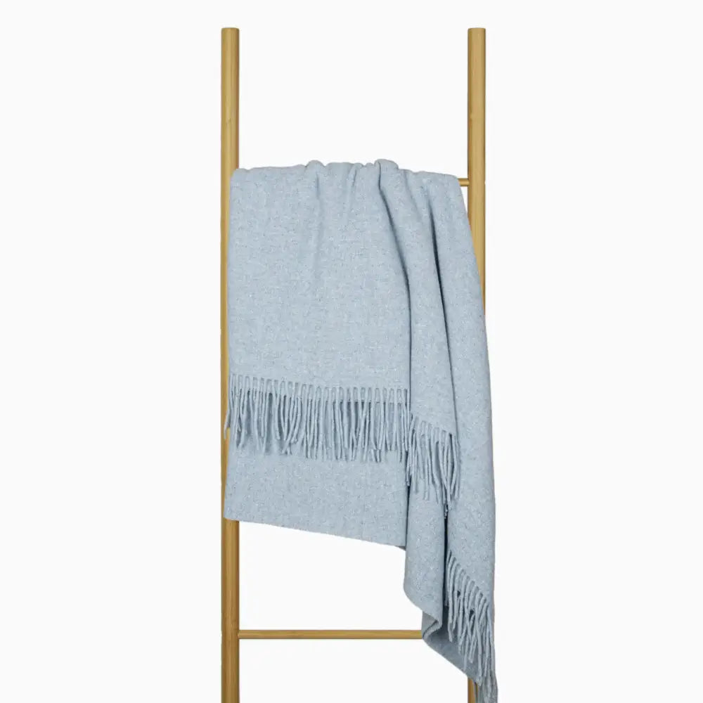 Oxford Throw - Merino Wool Blend - Sky Blue - Home & Garden > Decor