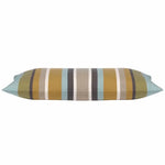 Pack of 4 Corban Aqua Rectangle 35x70cm Striped Multicoloured Cushion Cover Nautical - Home & Garden > Decor