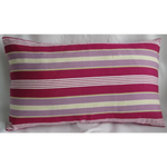 Pack of 4 Coste Fuchsia 35x70cm Multicoloured Striped Cushion Cover - Home & Garden > Decor