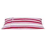 Pack of 4 Coste Fuchsia 35x70cm Multicoloured Striped Cushion Cover - Home & Garden > Decor
