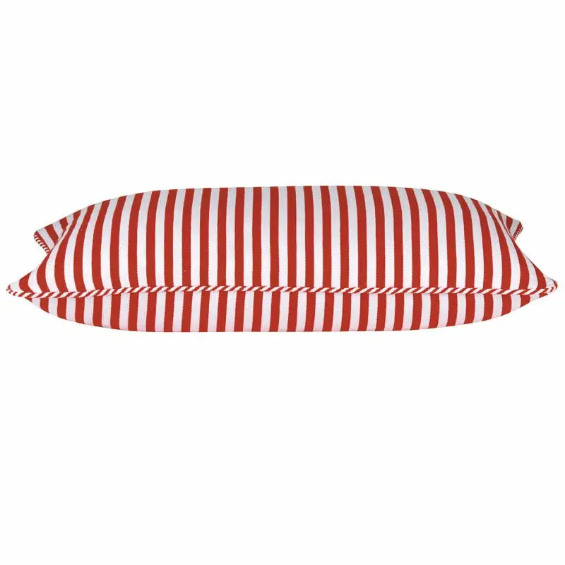 Pack of 4 Dandi Red & White Rectangle Cushion Covers - Home & Garden > Decor
