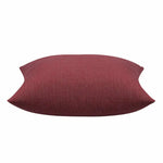 Pack of 4 Elements Deep Red Solid Base Colour Square Cushion Covers - Home & Garden > Decor