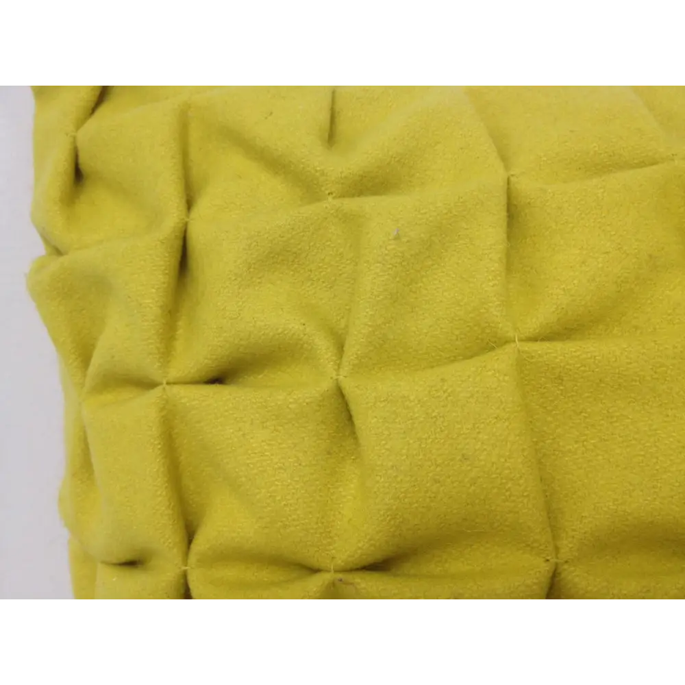 Pack of 4 Flux Mustard Yellow 3D Textured 45cm x 45cm Cushion Covers - Home & Garden > Decor
