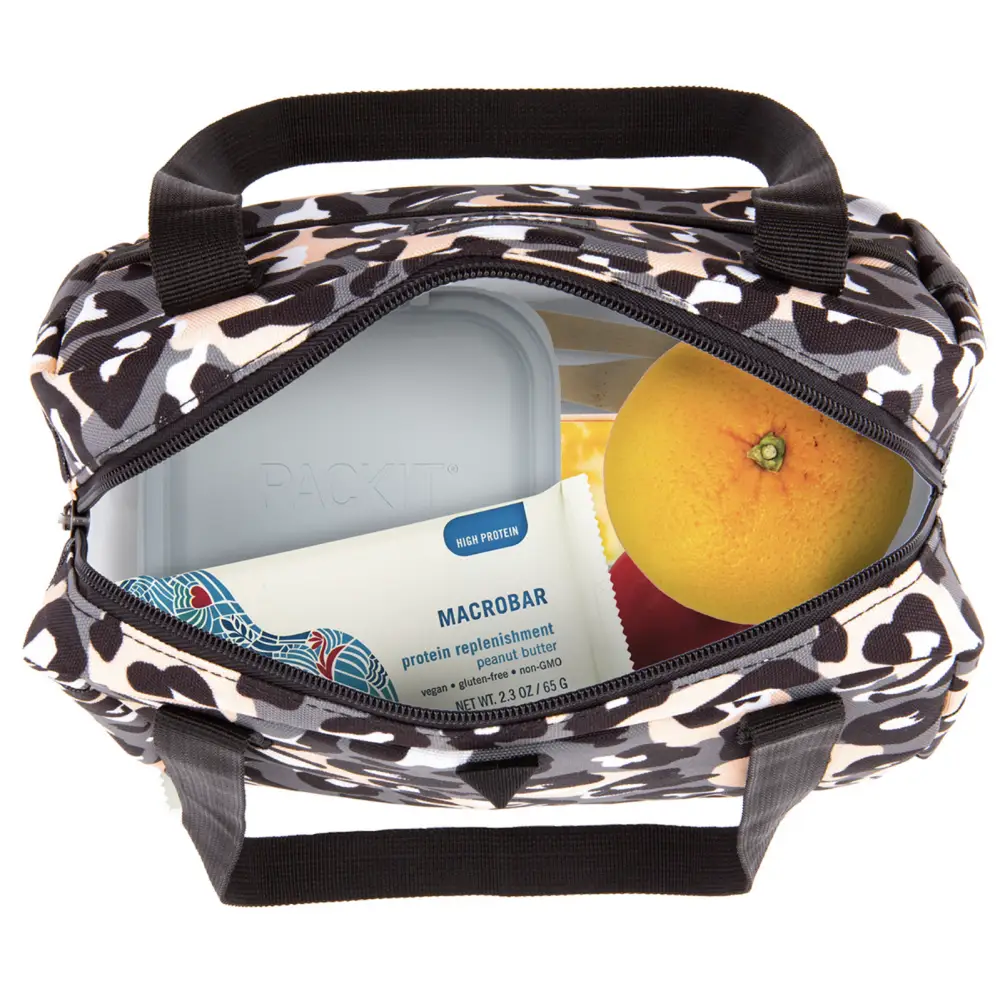PACKIT Freezable Ice Lunch Bag Tote Camping Travel Tiger - Wild Leopard - Home & Garden > Kitchenware