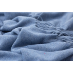 Paddington Throw - Fine Wool Blend - Blue - Home & Garden > Decor