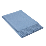Paddington Throw - Fine Wool Blend - Blue - Home & Garden > Decor
