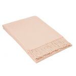 Paddington Throw - Fine Wool Blend - Blush - Home & Garden > Decor