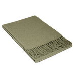 Paddington Throw - Fine Wool Blend - Olive - Home & Garden > Decor