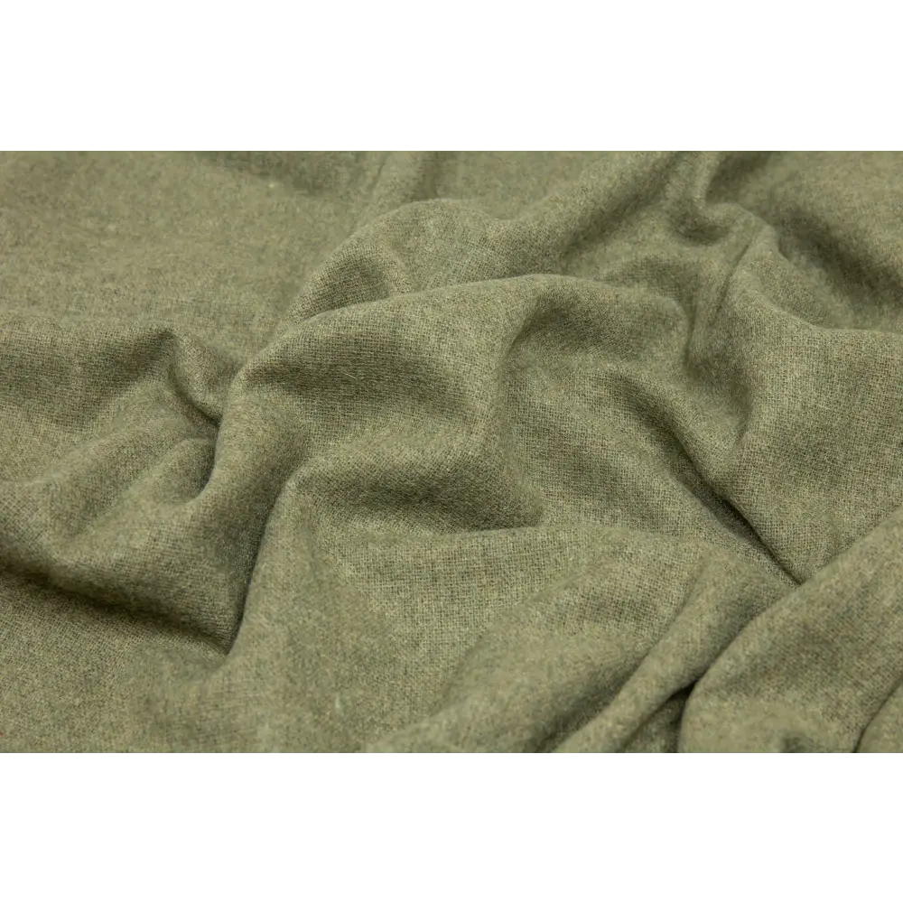 Paddington Throw - Fine Wool Blend - Olive - Home & Garden > Decor