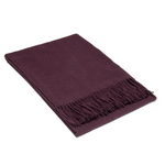 Paddington Throw - Fine Wool Blend - Plum - Home & Garden > Decor