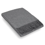 Paddington Throw - Fine Wool Blend - Slate - Home & Garden > Decor