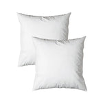 Pair of Duck Feather Rich Fill European Cushion Inserter 65 x 65 cm - Home & Garden > Bedding