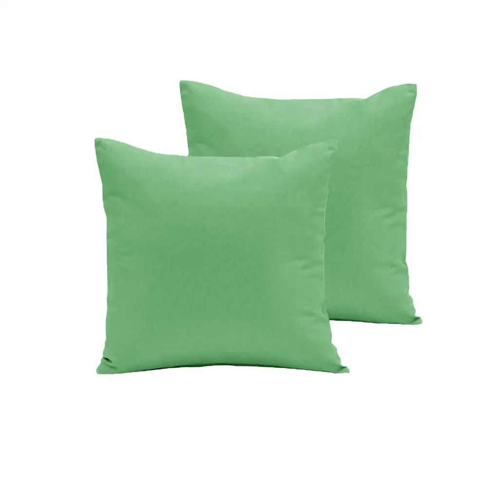 Pair of Polyester Cotton European Pillowcases Frost - Home & Garden > Bedding