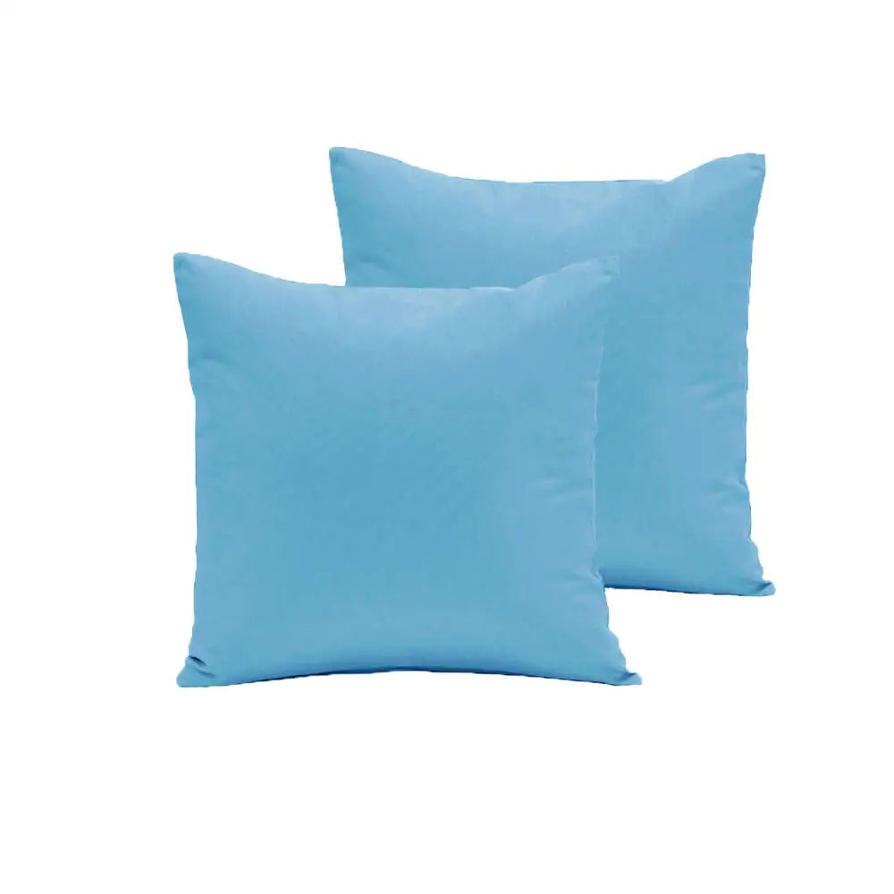 Pair of Polyester Cotton European Pillowcases Sky - Home & Garden > Bedding