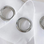 Pair of White Eyelet Sheer Curtains 140 x 225cm - Home & Garden > Curtains > Curtains & Drapes