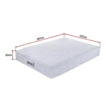 Palermo Contour 20cm Encased Coil Double Mattress CertiPUR-US Certified Foam - Furniture > Mattresses