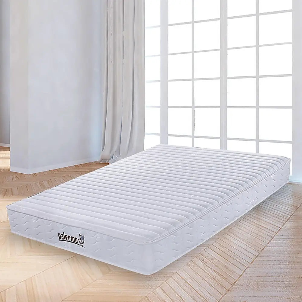 Palermo Contour 20cm Encased Coil King Mattress CertiPUR-US Certified Foam - Furniture > Mattresses