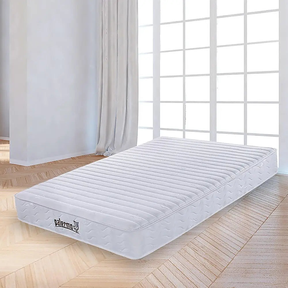 Palermo Contour 20cm Encased Coil Queen Mattress CertiPUR-US Certified Foam - Furniture > Mattresses