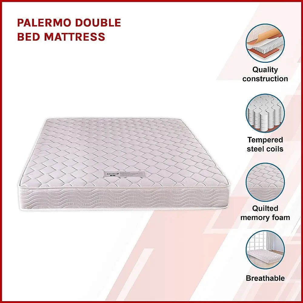 PALERMO Double Bed Mattress - Furniture > Mattresses