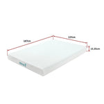 Palermo Double Mattress Memory Foam Green Tea Infused CertiPUR Approved - Furniture > Mattresses