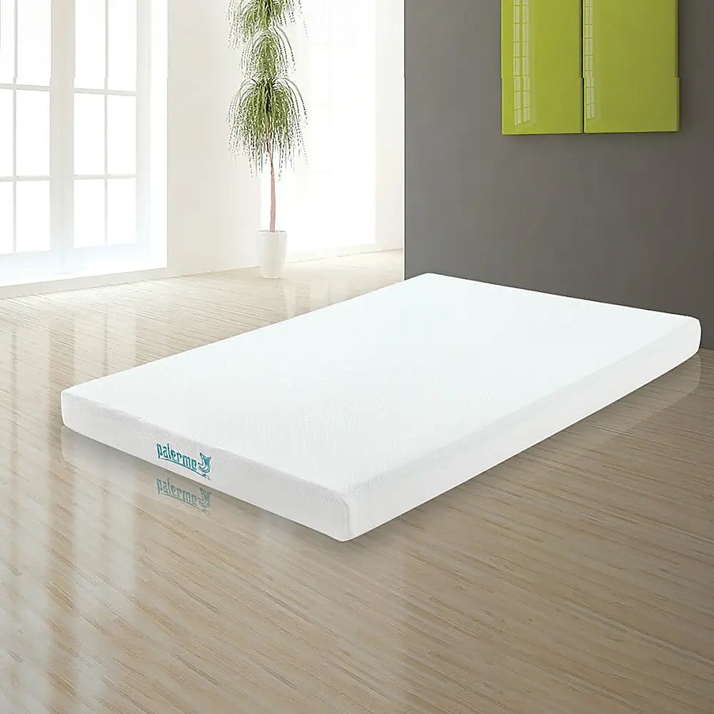 Palermo Double Mattress Memory Foam Green Tea Infused CertiPUR Approved - Furniture > Mattresses