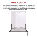 Palermo Double Size Wall Bed Diamond Edition - Furniture > Bedroom