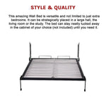 Palermo Double Size Wall Bed Mechanism Hardware Kit Diamond Edition - Furniture > Bedroom