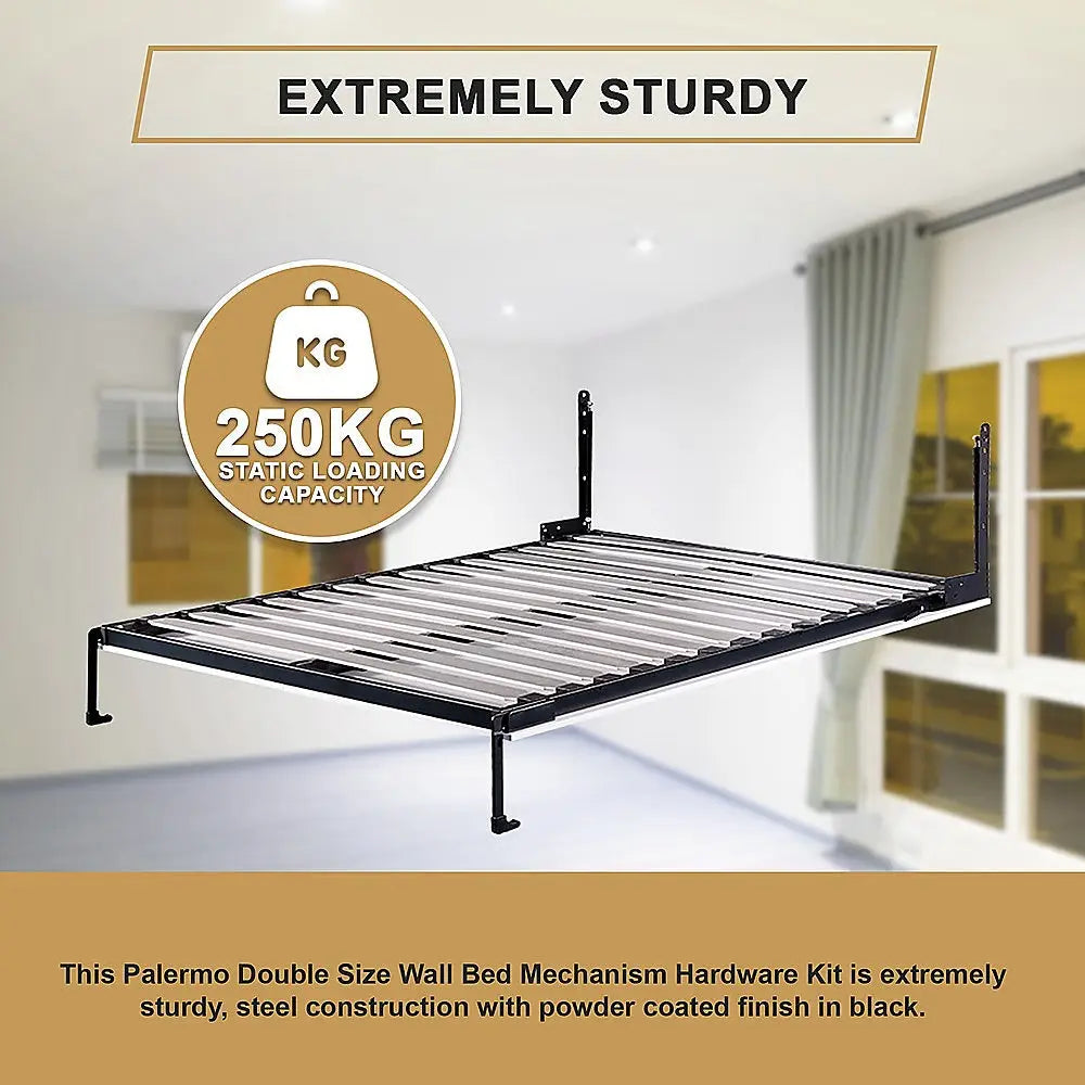 Palermo Double Size Wall Bed Mechanism Hardware Kit Diamond Edition - Furniture > Bedroom