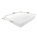 Palermo King 25cm Gel Memory Foam Mattress - Dual-Layered - CertiPUR-US Certified - Furniture > Mattresses