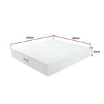 Palermo King Mattress 30cm Memory Foam Green Tea Infused CertiPUR Approved - Furniture > Mattresses