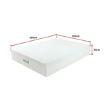 Palermo Queen Mattress 30cm Memory Foam Green Tea Infused CertiPUR Approved - Furniture > Mattresses