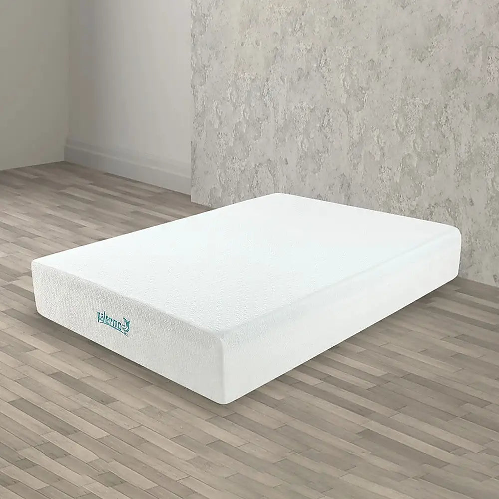 Palermo Queen Mattress 30cm Memory Foam Green Tea Infused CertiPUR Approved - Furniture > Mattresses