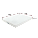 Palermo Queen Mattress Memory Foam Green Tea Infused CertiPUR Approved - Furniture > Mattresses