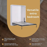 Palermo Queen Size Wall Bed Diamond Edition - Furniture > Bedroom